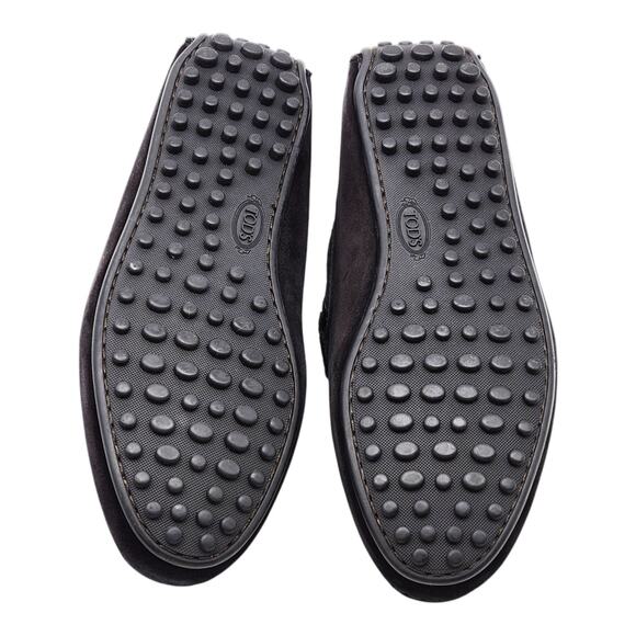 Tod\'s City Gommino Driving Men\'s Suede Loafers Black UK 5.5 US 7 - NWB $695 main image 4